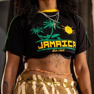 Vintage Jamaica Crop Top